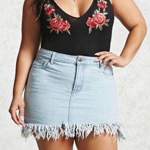 Forever 21 Plus Denim skirt